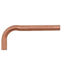 1/2" Male Sweat Tub/Shower Pressure Elbow, 1-1/4" Radius, No Lead (2-1/4" x 6")