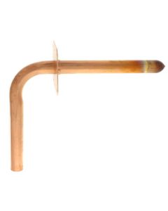 1/2" Male Sweat Copper Tub Spout Stub Out Elbow (5" x 7")