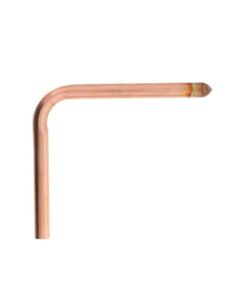 1/2" Male Sweat Copper Tub Spout Stub Out Elbow (6" x 7")
