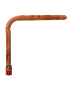 1/2" MIP Copper Tub Spout Stub Out Elbow (6" x 7")