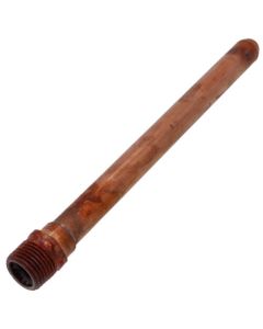 1/2" MIP x Spin Closed End Copper L Stub Out Bullet (8-1/2" Length)