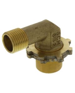 1/2" Female Sweat  × 1/2" FIP Tub/Shower Lock Elbow