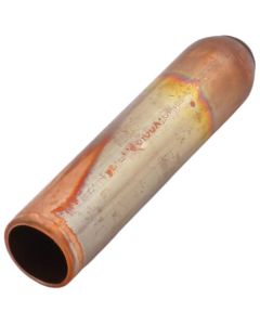 1/2" CTS x Spin Closed End Type L Copper Stub Out Bullet (3" Length)