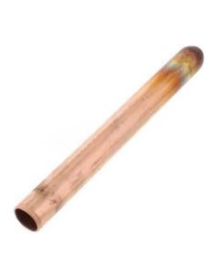 1/2" CTS x Spin Closed End Type L Copper Stub Out Bullet (6" Length)
