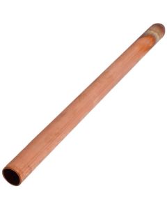1/2" CTS x Spin Closed End Type L Copper Stub Out Bullet (10" Length)