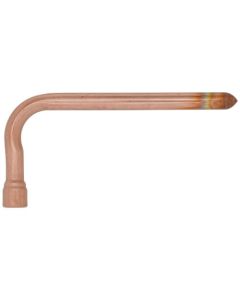 1/2" CPVC Socket Metalhead Copper Stub Out Elbow (3-1/2" x 8")
