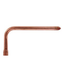 3/4" CPVC Socket Metalhead Copper Stub Out Elbow (6" x 12")