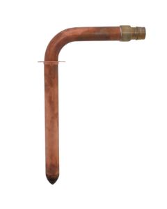 1" Expansion PEX Brass x 1" Copper Stub Elbow (6" x 12")