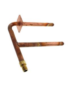 1/2" Expansion PEX PowerPEX Copper Double Stub Out Elbow (7" x 8")