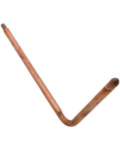 1/2" PowerPEX Crimp Copper Stub Out Elbow (13" x 8")
