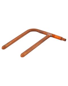 1/2" PowerPEX Crimp Double Copper Stub Out Elbow (8" x 8")