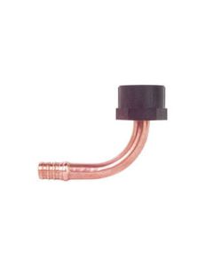 3/8" PEX Crimp x 7/8" Swivel Ballcock Elbow Adapter