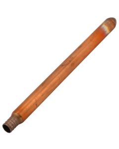 3/4" PEX Crimp x Spin Closed Copper Stub Out Bullet (8" Length)