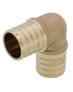 1" x 1" PEX Brass 90 Elbow (Lead Free)