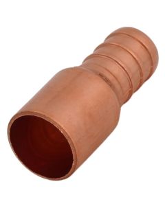 PowerPEX 1/2" PEX x Male Sweat Copper Fitting Straight Adapter, Lead Free