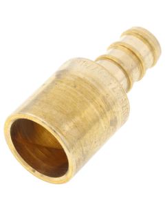 3/8" PEX x 1/2" Male Sweat Copper Fitting Brass Adapter (Lead Free)