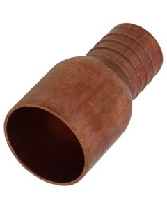 PowerPEX 1" PEX x 1" Female Sweat Copper Pipe Straight Adapter (Lead Free)