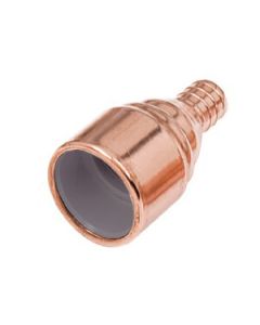 1" PEX Crimp x 1" CPVC Copper Straight Adapter, ASTM F438 (Lead Free)