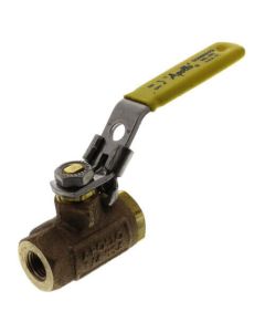 3/8" Standard Port Threaded Ball Valve w/ Locking Handle (7.2 Cv)