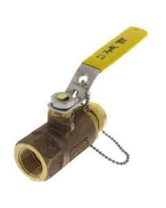 3/4" Full Port Cap & Chain Ball Valve w/ Reverse Handle