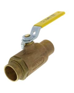 1-1/2" Standard Port Sweat Ball Valve (84 Cv)
