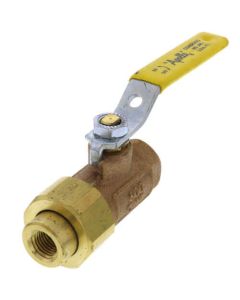 1-1/4" Standard Port Threaded Ball Valve w/ Union End (48 Cv)
