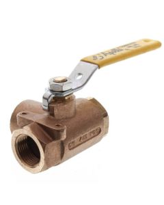 3/4" Standard Port, 3 Way Diversion Threaded Ball Valve (12 Cv)
