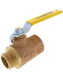 1-1/4" Male x Female Standard Port Threaded Ball Valve (48 Cv)