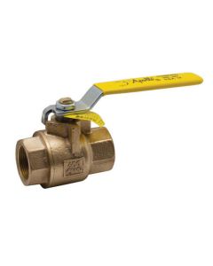 1/2" Full Port Contractor Series Threaded Ball Valve w/ Locking Handle (16 Cv)
