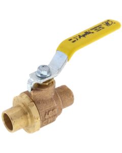 3/8" Full Port Contractor Series Sweat Ball Valve (7.2 Cv)