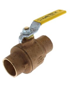 1-1/2" Full Port Contractor Series Sweat Ball Valve (177 Cv)