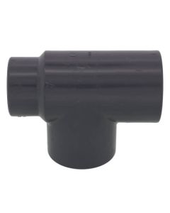 1-1/4" x 1" x 1-1/4" PVC Schedule 80 Reducing Tee