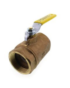 3" Bronze Threaded Shut Off Ball Valve, 370 Cv (Lead Free)