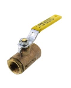 1/2" Bronze Threaded Shut Off Ball Valve (15 Cv)