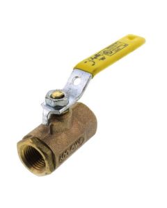 1" Bronze Threaded Shut Off Ball Valve (43 Cv)