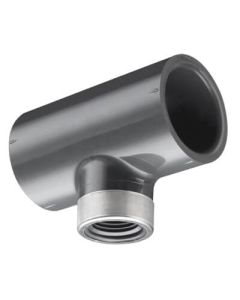 2" x 1/2" Schedule 80 Special Reinforced Reducing Tee (Socket x SR FPT)