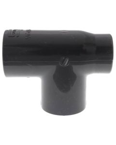 3/4" x 1/2" x 3/4" PVC Schedule 80 Reducing Tee (Socket x FPT x Socket)