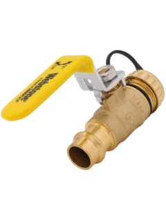 1/2" Press x Hose Full Port Ball Valve (Lead Free)