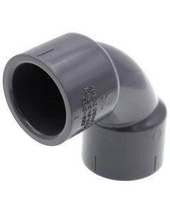 1" PVC Schedule 80 90° Sweep Elbow