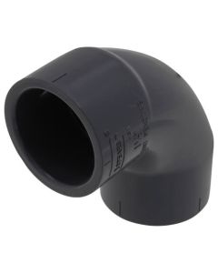 1-1/2" PVC Schedule 80 90° Sweep Elbow