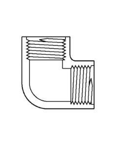 1/2" FPT CPVC Schedule 80 90° Elbow