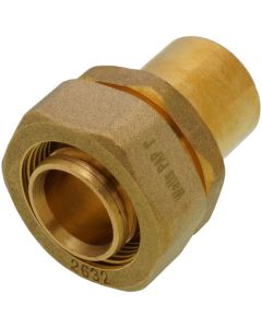 1" PEX-AL-PEX Compression x 1" Male Sweat Adapter