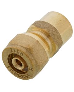 3/8" PEX-AL-PEX Compression x 1/2" Female Sweat Adapter