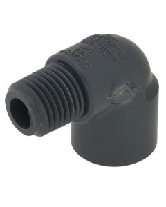 1/4" PVC Schedule 80 90-Degree Street Elbow (MIPT x FIPT)