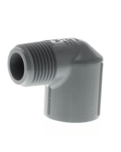 1/2" MPT x 1/2" FPT CPVC Schedule 80 90° Street Elbow