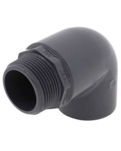 1-1/4" PVC Schedule 80 90-Degree Street Elbow (MIPT x FIPT)