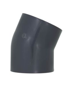 3" PVC Schedule 80 22.5-Degree Elbow