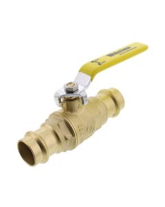 3/4" Press Full Port Forged Brass Ball Valve (Lead Free)