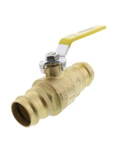 1-1/4" Press Full Port Forged Brass Ball Valve (Lead Free)