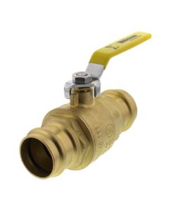 1-1/2" Press Full Port Forged Brass Ball Valve (Lead Free)